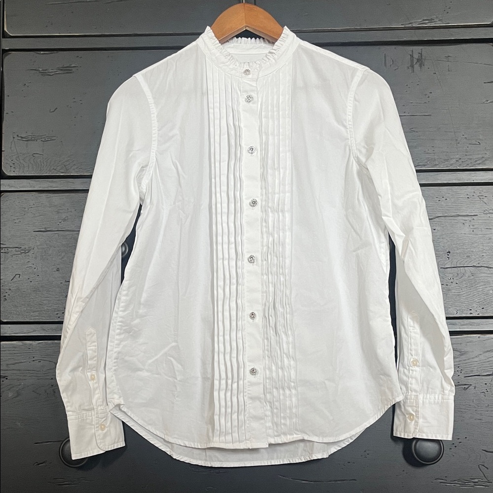 GAP Women's White Button Down Shirt